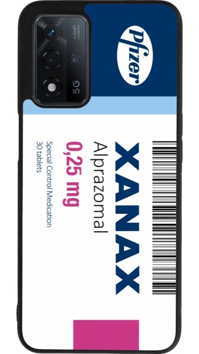 Coque OPPO A93s 5G - Silicone rigide noir Xanax Alprazolam 2025