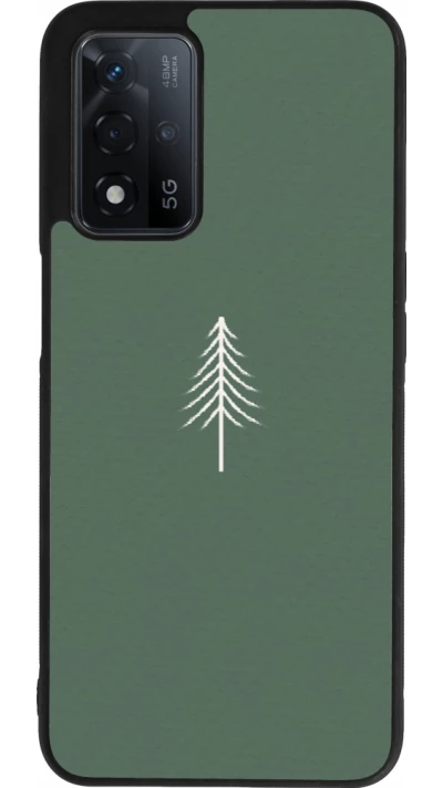 OPPO A93s 5G Case Hülle - Silikon schwarz Christmas 22 minimalist tree