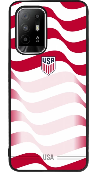 OPPO F19 Pro+ Case Hülle - Silikon schwarz Vereinigten Staaten 2026 personalisierbares Fussballtrikot