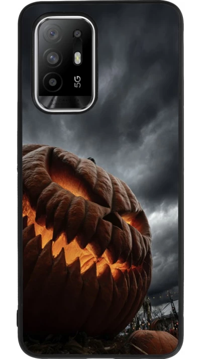 OPPO F19 Pro+ Case Hülle - Silikon schwarz Halloween 2026 The Wicked Pumpkin