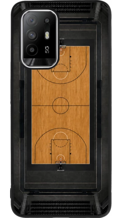 OPPO F19 Pro+ Case Hülle - Silikon schwarz Sports 2026 Basketball