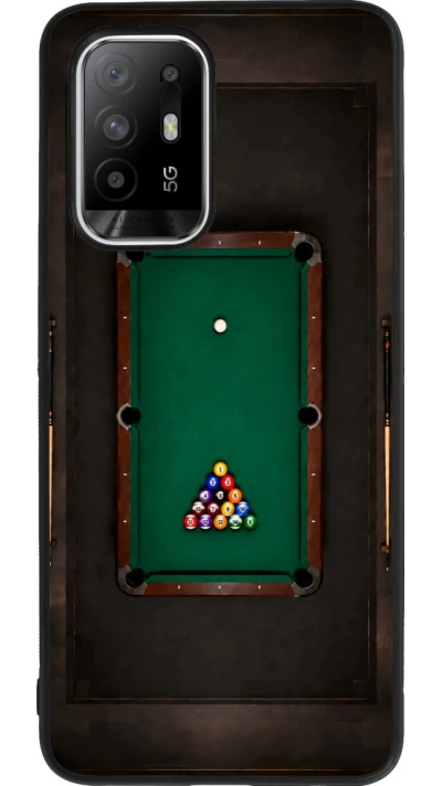 OPPO F19 Pro+ Case Hülle - Silikon schwarz Sports 2026 Billard