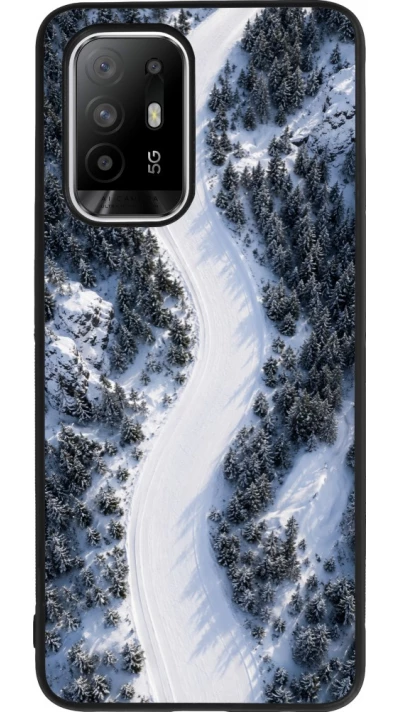 OPPO F19 Pro+ Case Hülle - Silikon schwarz Sports 2026 Ski