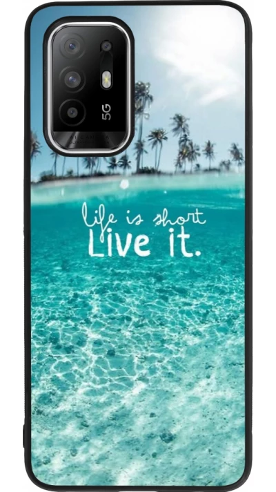 OPPO F19 Pro+ Case Hülle - Silikon schwarz Summer 18 24