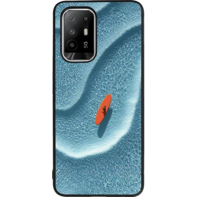 OPPO F19 Pro+ Case Hülle - Silikon schwarz Orange surf Summer 2026