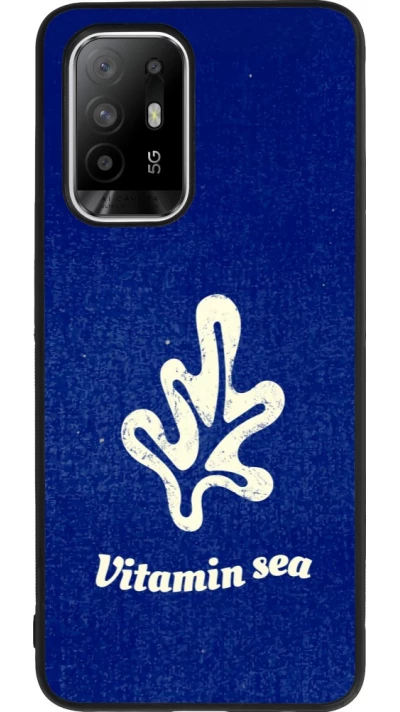 OPPO F19 Pro+ Case Hülle - Silikon schwarz Vitamin sea Summer 2026