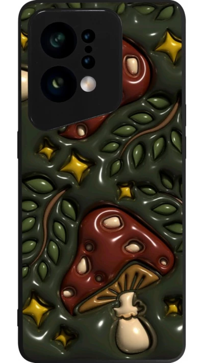 Coque OPPO Find X5 - Silicone rigide noir Autumn 26 3D mushrooms