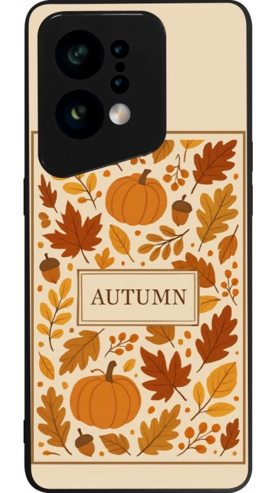 Coque OPPO Find X5 - Silicone rigide noir Autumn 26 Hello autumn