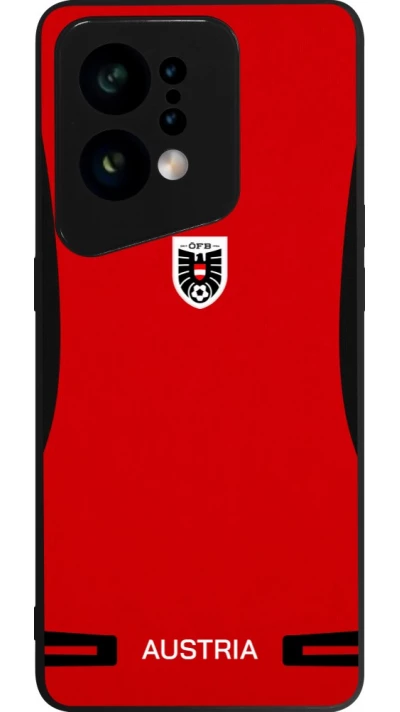 OPPO Find X5 Case Hülle - Silikon schwarz O?sterreich 2026 personalisierbares Fussballtrikot