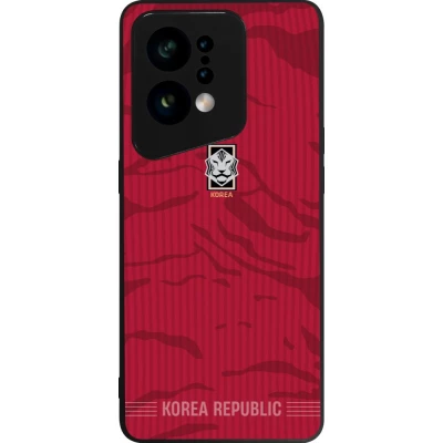 OPPO Find X5 Case Hülle - Silikon schwarz Südkorea 2026 personalisierbares Fussballtrikot