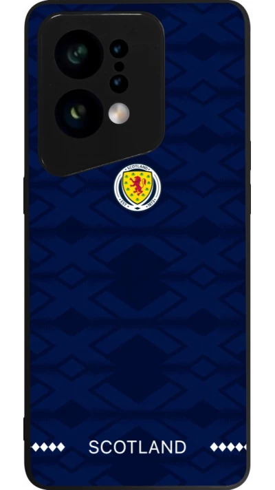 OPPO Find X5 Case Hülle - Silikon schwarz Schottland 2026 personalisierbares Fussballtrikot
