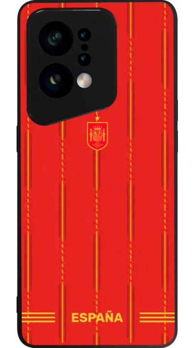 OPPO Find X5 Case Hülle - Silikon schwarz Spanien 2026 personalisierbares Fussballtrikot