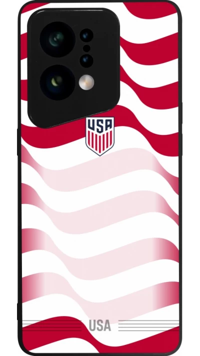 OPPO Find X5 Case Hülle - Silikon schwarz Vereinigten Staaten 2026 personalisierbares Fussballtrikot