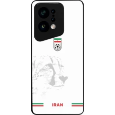 OPPO Find X5 Case Hülle - Silikon schwarz Iran 2026 personalisierbares Fussballtrikot