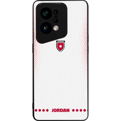 OPPO Find X5 Case Hülle - Silikon schwarz Jordanien 2026 personalisierbares Fussballtrikot