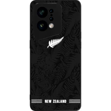 OPPO Find X5 Case Hülle - Silikon schwarz Neuseeland 2026 personalisierbares Fussballtrikot