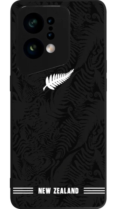 OPPO Find X5 Case Hülle - Silikon schwarz Neuseeland 2026 personalisierbares Fussballtrikot