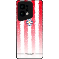 OPPO Find X5 Case Hülle - Silikon schwarz Paraguay 2026 personalisierbares Fussballtrikot