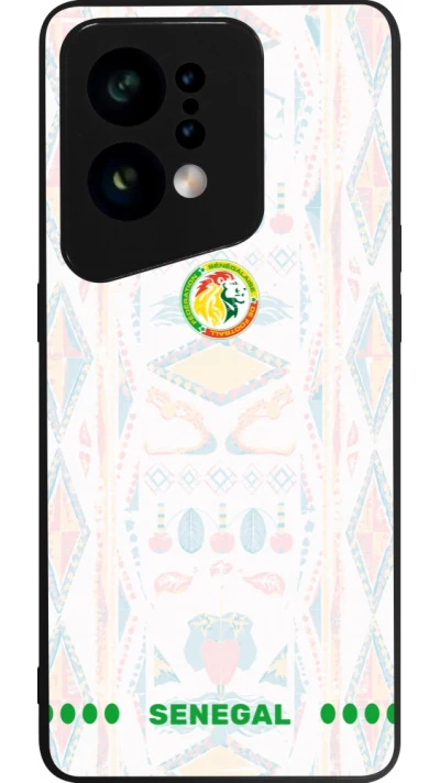OPPO Find X5 Case Hülle - Silikon schwarz Senegal 2026 personalisierbares Fussballtrikot