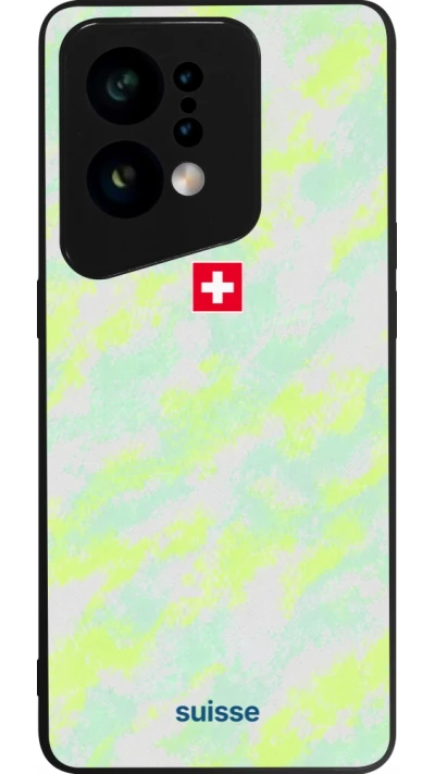 OPPO Find X5 Case Hülle - Silikon schwarz Schweiz Away 2026 personalisierbares Fussballtrikot