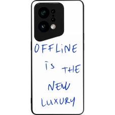 OPPO Find X5 Case Hülle - Silikon schwarz Offline is the new luxury