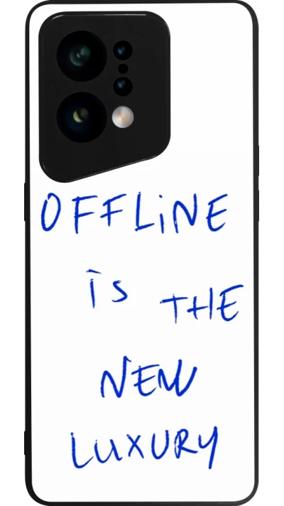 OPPO Find X5 Case Hülle - Silikon schwarz Offline is the new luxury