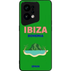 OPPO Find X5 Case Hülle - Silikon schwarz Pop Summer Destination Ibiza