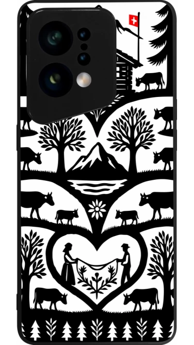 OPPO Find X5 Case Hülle - Silikon schwarz Poya Schweiz 2