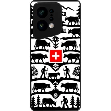 OPPO Find X5 Case Hülle - Silikon schwarz Poya Schweiz 3