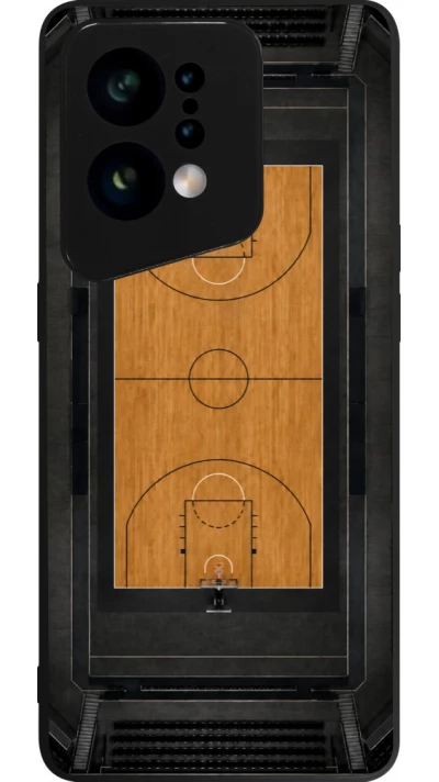 OPPO Find X5 Case Hülle - Silikon schwarz Sports 2026 Basketball