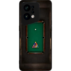 OPPO Find X5 Case Hülle - Silikon schwarz Sports 2026 Billard