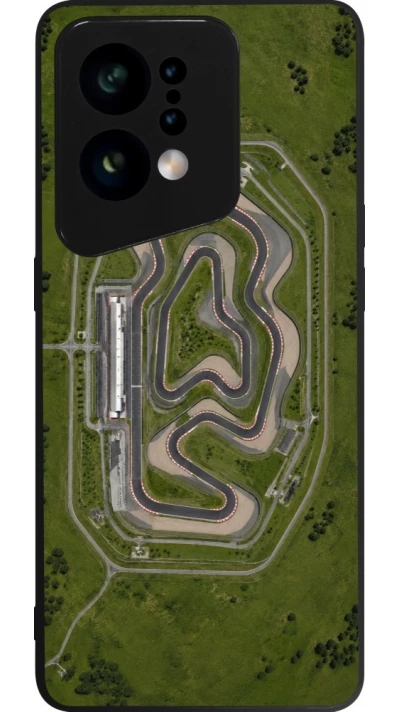 OPPO Find X5 Case Hülle - Silikon schwarz Sports 2026 Circuit