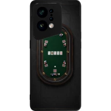 OPPO Find X5 Case Hülle - Silikon schwarz Sports 2026 Poker