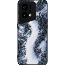 OPPO Find X5 Case Hülle - Silikon schwarz Sports 2026 Ski