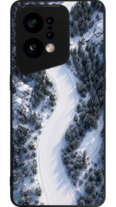 OPPO Find X5 Case Hülle - Silikon schwarz Sports 2026 Ski
