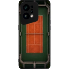 OPPO Find X5 Case Hülle - Silikon schwarz Sports 2026 Tennis
