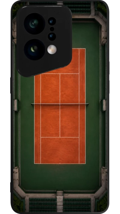 OPPO Find X5 Case Hülle - Silikon schwarz Sports 2026 Tennis