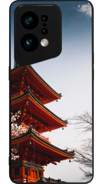 OPPO Find X5 Case Hülle - Silikon schwarz Spring 23 Japan