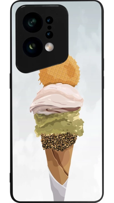 OPPO Find X5 Case Hülle - Silikon schwarz Summer 2025 Cornet