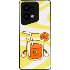 OPPO Find X5 Case Hülle - Silikon schwarz Summer drink 2026
