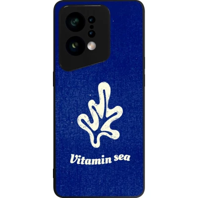 Coque OPPO Find X5 - Silicone rigide noir Vitamin sea Summer 2026