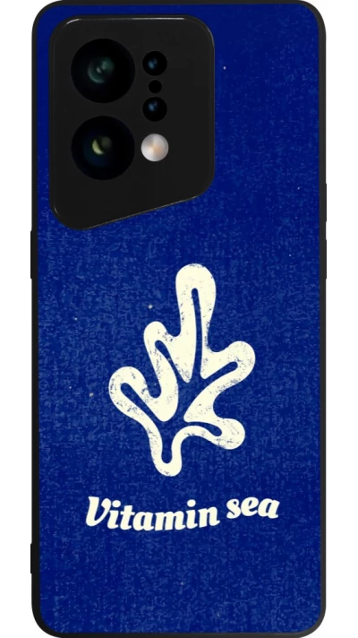 Coque OPPO Find X5 - Silicone rigide noir Vitamin sea Summer 2026