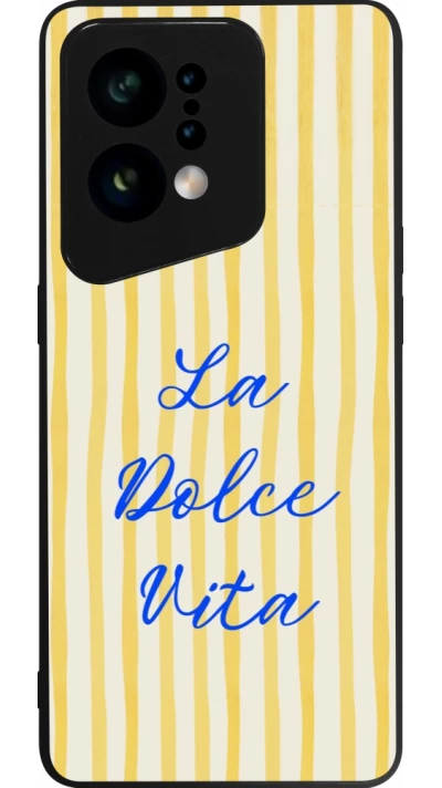OPPO Find X5 Case Hülle - Silikon schwarz The good life 2026