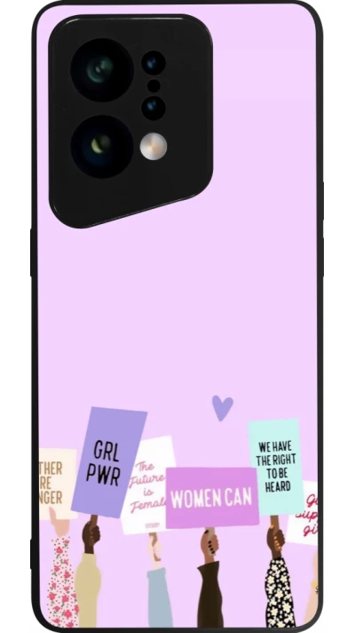 Coque OPPO Find X5 - Silicone rigide noir Womens day 2026 9