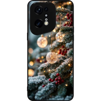 OPPO Find X5 Pro Case Hülle - Silikon schwarz Christmas 25 Xmas Decorated Tree