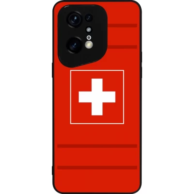 OPPO Find X5 Pro Case Hülle - Silikon schwarz Euro 2020 Switzerland