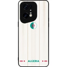 Coque OPPO Find X5 Pro - Silicone rigide noir Maillot de football Algérie 2026 personnalisable
