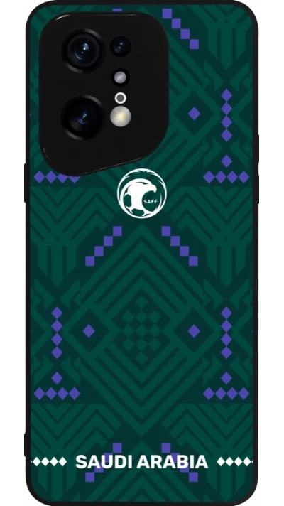 OPPO Find X5 Pro Case Hülle - Silikon schwarz Saudi Arabien 2026 personalisierbares Fussballtrikot