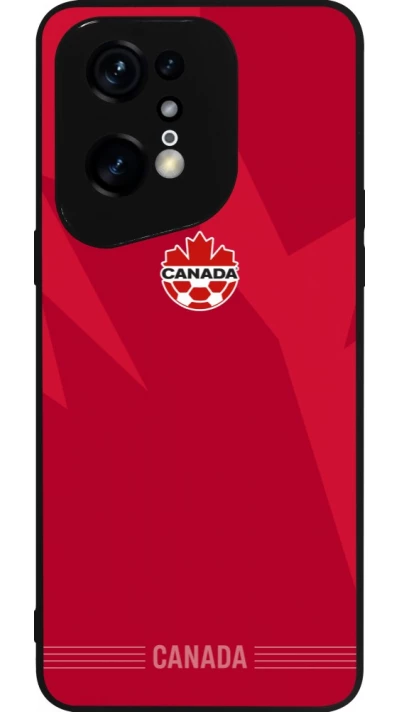 OPPO Find X5 Pro Case Hülle - Silikon schwarz Kanada 2026 personalisierbares Fussballtrikot