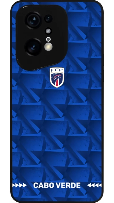 OPPO Find X5 Pro Case Hülle - Silikon schwarz Kap Verde 2026 personalisierbares Fussballtrikot
